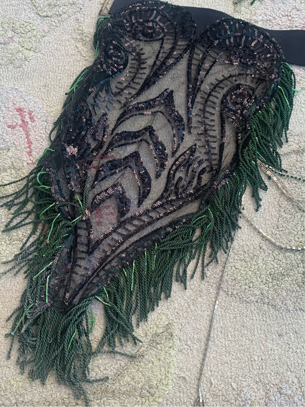 Nasteski The Label Hand-Beaded 2-Piece Rave & Festival Set - Picture 2 of 12